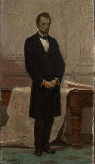 William Morris Hunt Portrait of Abraham Lincoln by the Boston artist William Morris Hunt,